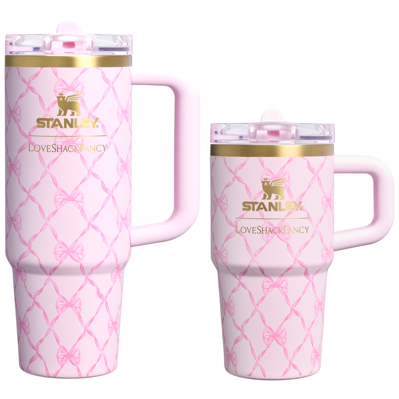 Stanley 1913 x LoveShackFancy Holiday The Quencher® Details ProTour Tumbler Set | 2-pack - Daily Hydration
